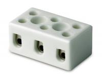 Керамическая клеммная колодка Werit 3 х 16 мм²