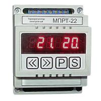 Терморегулятор МПРТ-22КТУ 1 кВт с датчиком температуры (DIN, цифровое управление, 2 канала, датчик KТУ)